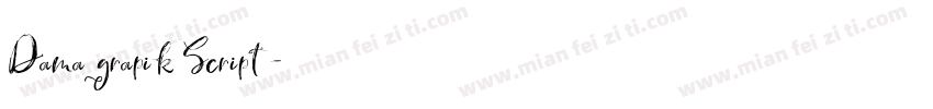 Damagrapik Script字体转换